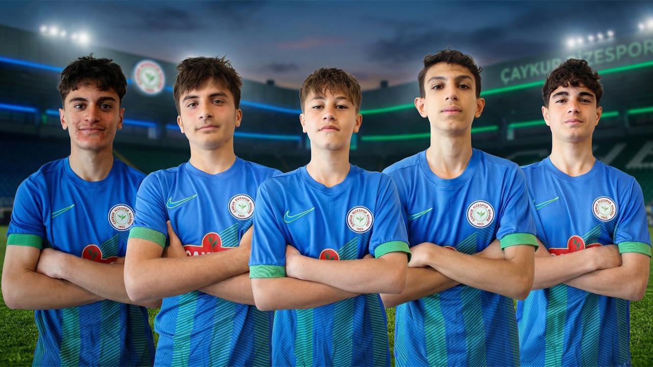 Çaykur Rizespor U14'den 5 Atmaca Milli Davet Aldı