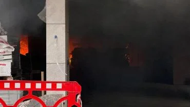 Rize Merkezde Korkutan Yangın!