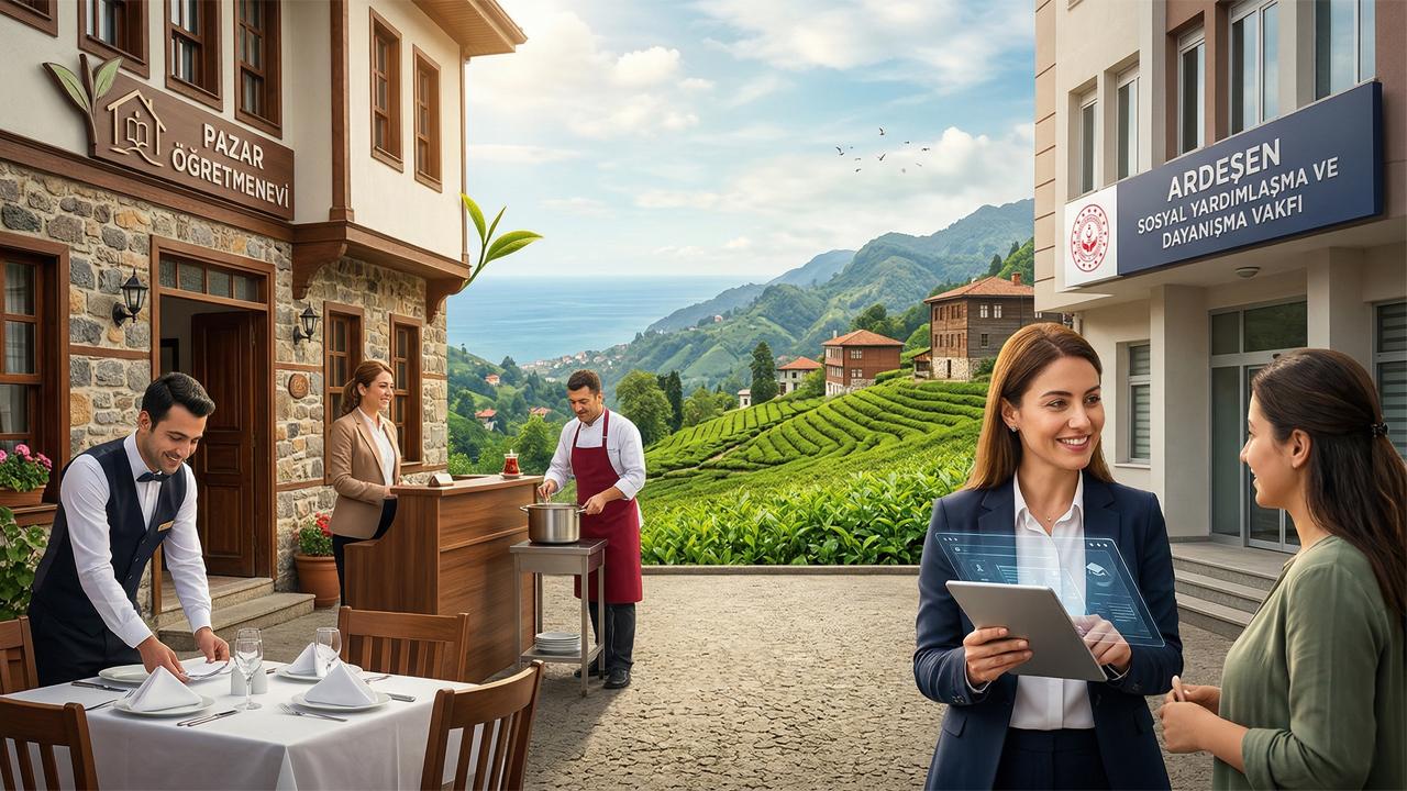 Pazar Öğretmenevi ve Ardeşen SYDV Personel Alıyor