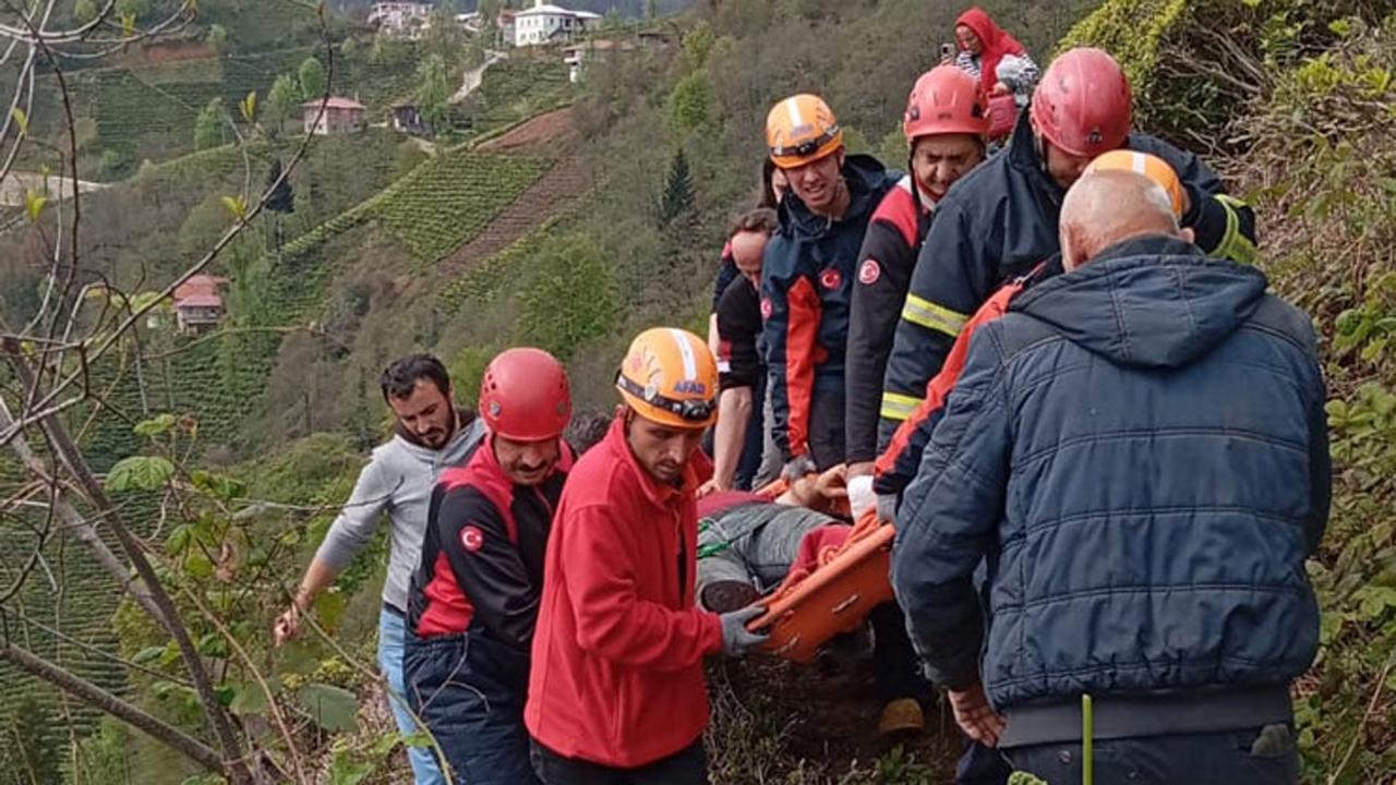 Rize'de Budama Kazası: Motorlu Tırpanla Ayağını Kesti