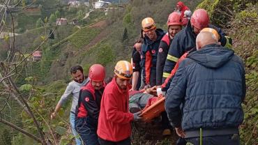 Rize'de Budama Kazası: Motorlu Tırpanla Ayağını Kesti