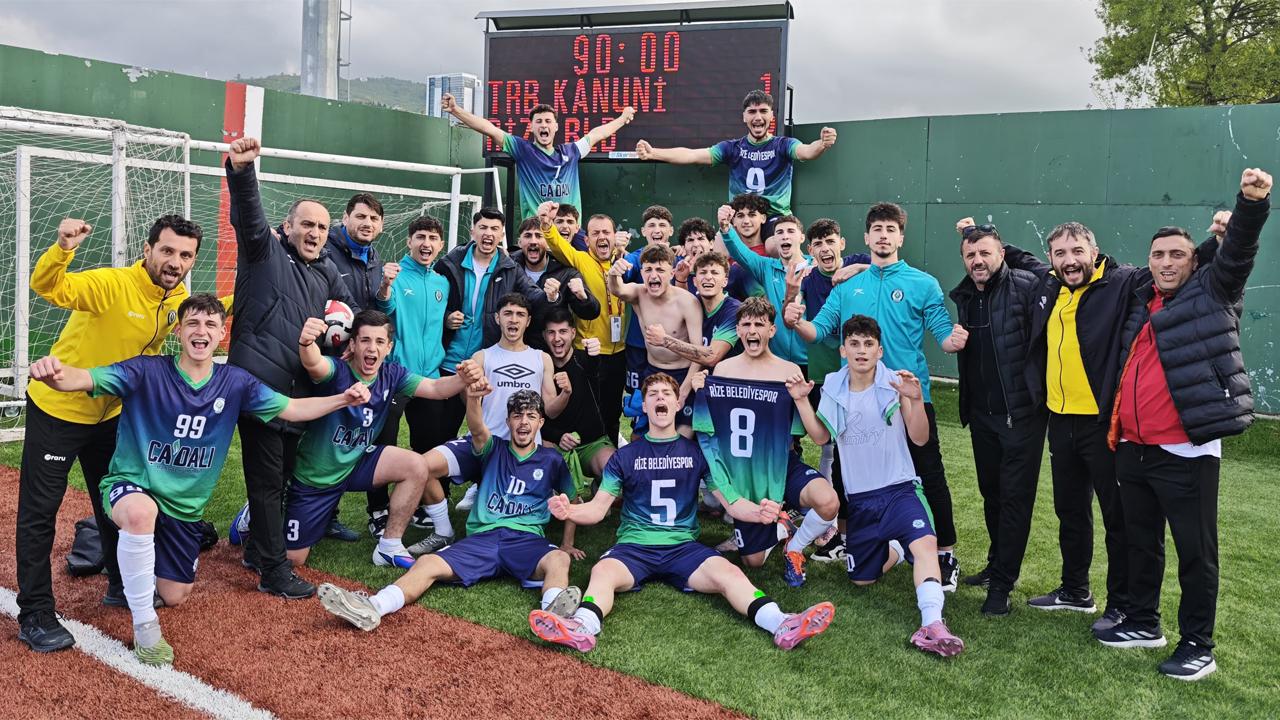 Rize Belediyespor Bölge Şampiyonluğu için Son Virajda