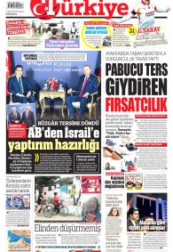 Türkiye Gazetesi Gazete Manşeti